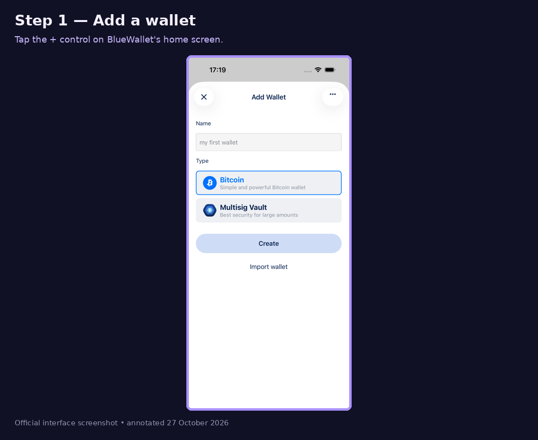 Annotated illustration for step 1: Start an import